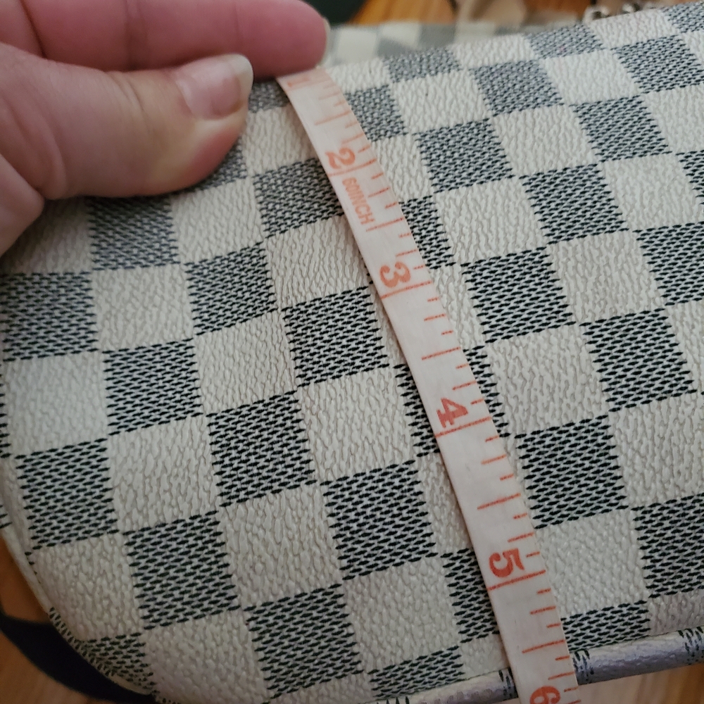 Stylish Checkered Backpack,Shoulder With Pouch He… - image 4